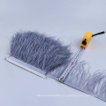 10-13CM Ostrich Feather Trims for Skirt/Dress/Costume Feather Trimming DIY Party Craft